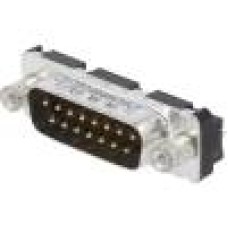 Conector D-Sub. 15, tata, 15, AMPHENOL - LD15P24A4GV00LF