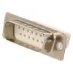Conector D-Sub. 15, tata, 15, MH CONNECTORS - MHDBC15SP-NW