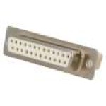 Conector D-Sub. 25, mama, 25, MH CONNECTORS - MHDBC25SS-NW
