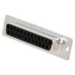 Conector D-Sub. 25, mama, 25, MH CONNECTORS - MHDD25-F-T-B-M