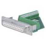 Conector D-Sub. 25, mama, 25, PHOENIX CONTACT - VS-25-BU-DSUB/25-MPT-0,5 1689776
