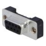 Conector D-Sub. 9, mama, 9, ADAM TECH - DE09-SA-M2