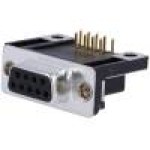 Conector D-Sub. 9, mama, 9, ADAM TECH - DE09-SQ-SB4