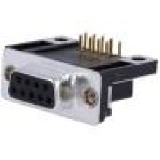 Conector D-Sub. 9, mama, 9, ADAM TECH - DE09-SQ-SB4