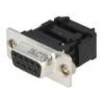 Conector D-Sub. 9, mama, 9, AMPHENOL - L17DEFRBA09S Conector D-Sub. 9, mama, 9, AMPHENOL - L17DEFRBA09S