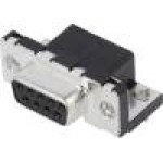 Conector D-Sub. 9, mama, 9, AMPHENOL - LD09S13A4GX00LF