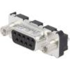 Conector D-Sub. 9, mama, 9, AMPHENOL - LD09S24A4GV00LF