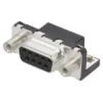 Conector D-Sub. 9, mama, 9, AMPHENOL - LD09S33E4GV00LF