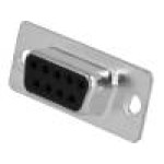 Conector D-Sub. 9, mama, 9, MH CONNECTORS - MHDB9SS