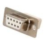 Conector D-Sub. 9, mama, 9, MH CONNECTORS - MHDBC9SS-NW