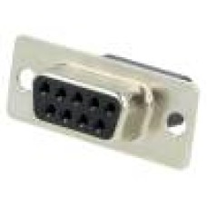 Conector D-Sub. 9, mama, 9, MH CONNECTORS - MHDBC9SS