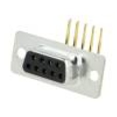 Conector D-Sub. 9, mama, 9, MH CONNECTORS - MHDD9F-T-B-M-RBM