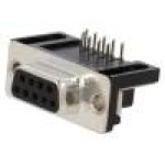 Conector D-Sub. 9, mama, 9, MH CONNECTORS - MHDD9F-T-B-S-RBM