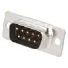 Conector D-Sub. 9, tata, 9, ADAM TECH - DE09-PD