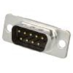 Conector D-Sub. 9, tata, 9, AMPHENOL - L717DE09PST Conector D-Sub. 9, tata, 9, AMPHENOL - L717DE09PST