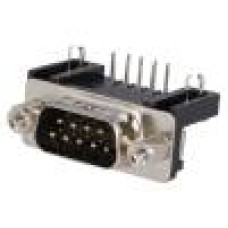 Conector D-Sub. 9, tata, 9, AMPHENOL - L717SDE09P1ACH4F