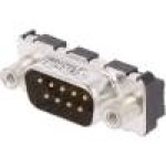 Conector D-Sub. 9, tata, 9, AMPHENOL - LD09P24A4GV00LF