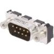 Conector D-Sub. 9, tata, 9, AMPHENOL - LD09P24A4GV00LF