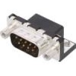 Conector D-Sub. 9, tata, 9, AMPHENOL - LD09P33E4GV00LF