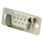 Conector D-Sub. 9, tata, 9, MH CONNECTORS - MHDBC9SP-NW