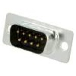 Conector D-Sub. 9, tata, 9, MH CONNECTORS - MHDD9-M-T-B-S