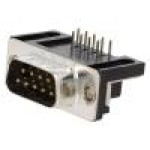 Conector D-Sub. 9, tata, 9, MH CONNECTORS - MHDD9M-T-B-S-RBM
