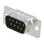 Conector D-Sub. 9, tata, 9, MH CONNECTORS - MHDM9SP