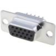 Conector D-Sub HD. 15, mama, 15, ADAM TECH - HDT15-ST