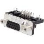 Conector D-Sub HD. 15, mama, 15, AMPHENOL - ICD15S13E4GV00LF
