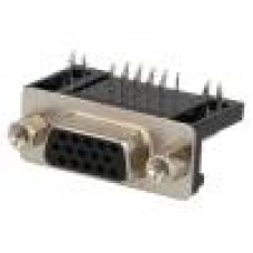 Conector D-Sub HD. 15, mama, 15, CONNFLY - DS1038-15FBNSIA74