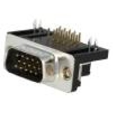 Conector D-Sub HD. 15, tata, 15, ADAM TECH - HDL15-PL-B