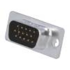 Conector D-Sub HD. 15, tata, 15, AMPHENOL - L717HDE15P