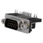 Conector D-Sub HD. 15, tata, 15, CONNFLY - DS1038-15MBNSIA74