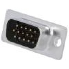 Conector D-Sub HD. 15, tata, 15, MH CONNECTORS - MHHDS15-M-T-B-S