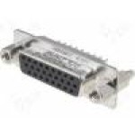 Conector D-Sub HD. 26, mama, 26, AMPHENOL - L77HDAH26SOL2RM8