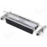 Conector D-Sub HD. 44, mama, 44, AMPHENOL - L77HDBH44SOL2RM8