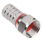 Mufa F, RG59, din cupru, dublu izolata, L102668 Mufa F, RG59, din cupru, dublu izolata, L102668