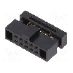 Conector IDC, 10 pini, pas pini 1.27mm, ADAM TECH - HFCS-A1-10-G Conector IDC, 10 pini, pas pini 1.27mm, ADAM TECH - HFCS-A1-10-G