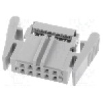 Conector IDC, 10 pini, pas pini 1.27mm, FISCHER ELEKTRONIK - VFL10G Conector IDC, 10 pini, pas pini 1.27mm, FISCHER ELEKTRONIK - VFL10G