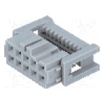 Conector IDC, 10 pini, pas pini 2.54mm, 3M - 7000058056