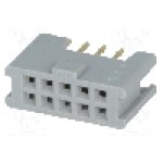 Conector IDC, 10 pini, pas pini 2.54mm, 3M - 8510-4500PL Conector IDC, 10 pini, pas pini 2.54mm, 3M - 8510-4500PL