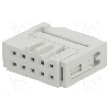Conector IDC, 10 pini, pas pini 2.54mm, AMPHENOL - 71600-010LF