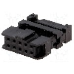 Conector IDC, 10 pini, pas pini 2.54mm, AMPHENOL - T812110A101CEU Conector IDC, 10 pini, pas pini 2.54mm, AMPHENOL - T812110A101CEU