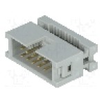 Conector IDC, 10 pini, pas pini 2.54mm, CONNFLY - DS1015-10NN0A Conector IDC, 10 pini, pas pini 2.54mm, CONNFLY - DS1015-10NN0A