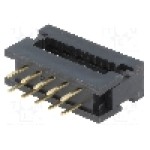 Conector IDC, 10 pini, pas pini 2.54mm, CONNFLY - DS1018-102BX