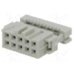 Conector IDC, 10 pini, pas pini 2.54mm, TE Connectivity - 1-215882-0 Conector IDC, 10 pini, pas pini 2.54mm, TE Connectivity - 1-215882-0