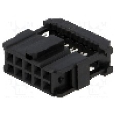 Conector IDC, 10 pini, pas pini 2.54mm, TE Connectivity - 1658621-1 Conector IDC, 10 pini, pas pini 2.54mm, TE Connectivity - 1658621-1