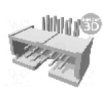 Conector IDC, 10 pini, pas pini 2.54mm, TE Connectivity - 5103310-1