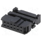 Conector IDC, 12 pini, pas pini 2.54mm, AMPHENOL - T812112A101CEU Conector IDC, 12 pini, pas pini 2.54mm, AMPHENOL - T812112A101CEU