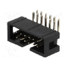 Conector IDC, 12 pini, pas pini 2.54mm, AMPHENOL - T821112A1R100CEU Conector IDC, 12 pini, pas pini 2.54mm, AMPHENOL - T821112A1R100CEU